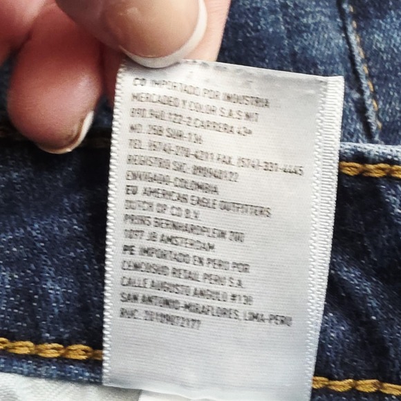 American Eagle Jeans Mens 30x30 Blue Next Level Flex Distressed Stretch Denim - Picture 8 of 9